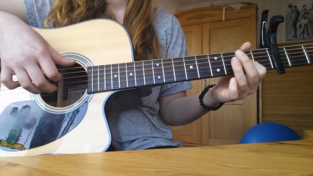 Rihanna (ft. Eminem) - Love the Way You Lie part 2 guitar cover смотреть онлайн