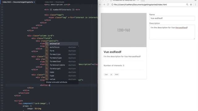 Getting started with Vue.js - part 7 (Forms) смотреть онлайн