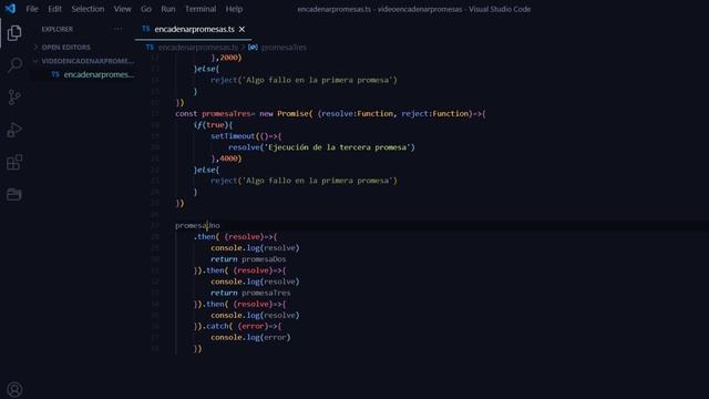 Encadenar Promesas en JavaScript/TypeScript TIPS смотреть онлайн