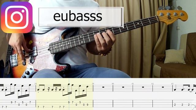 Evanescence - Going Under BASS COVER + PLAY ALONG TAB + SCORE смотреть онлайн
