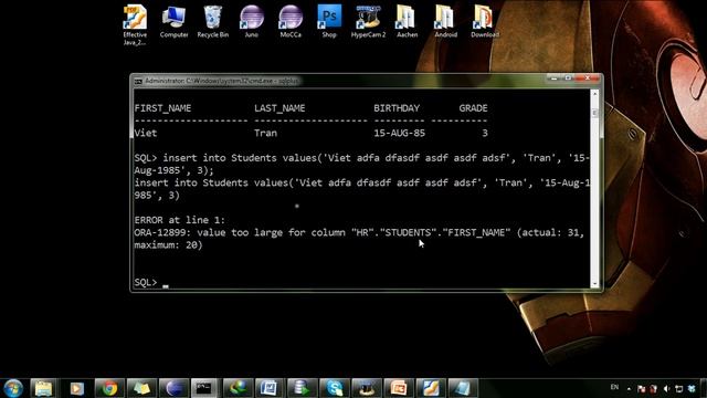 ORACLE SQL 30: Insert смотреть онлайн