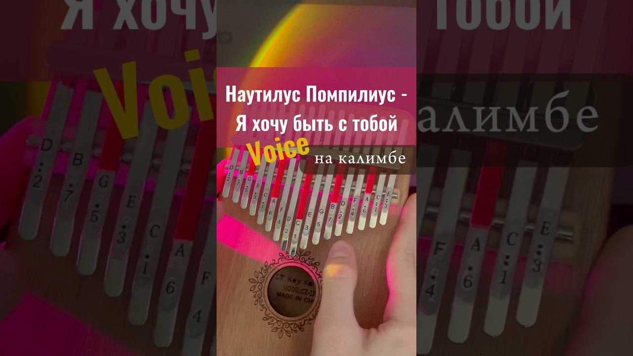Наутилус Помпилиус - Я хочу быть с тобой ЗАКАЗАТЬ КАЛИМБУ - В ОПИСАНИИ  #калимба #кавер #аккорды