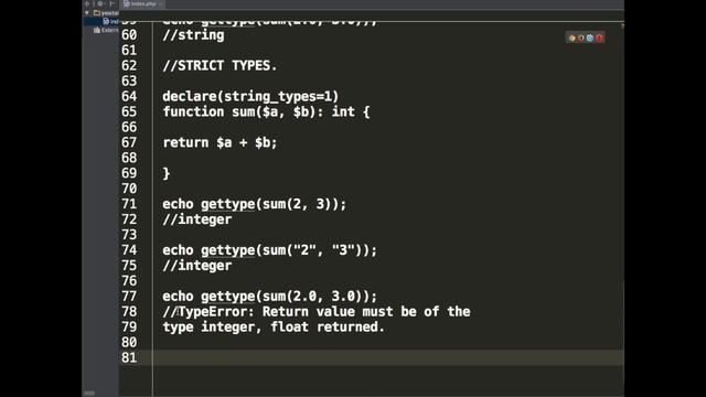 Return Type Declaration in PHP 7 (Part 2) смотреть онлайн