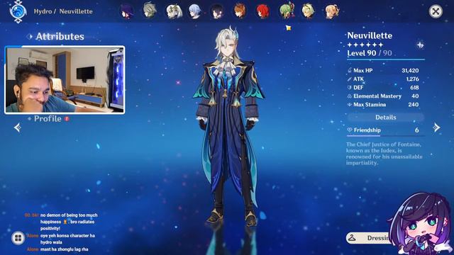 🔴Genshin India : ACCOUNT REVIEWS | COPING FOR FURINA NOW BROKE | LATER HSR JINGLUI #genshinimpact смотреть онлайн