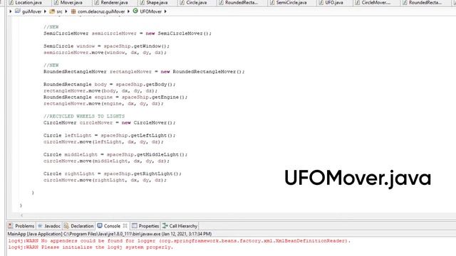Java: Spring Framework (Exercise) in Eclipse - Advanced Moving UFO смотреть онлайн