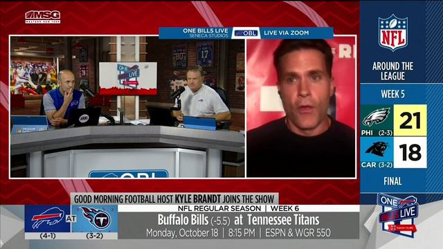Kyle Brandt: "It Was An Absolute Annihilation" | One Bills Live | Buffalo Bills смотреть онлайн