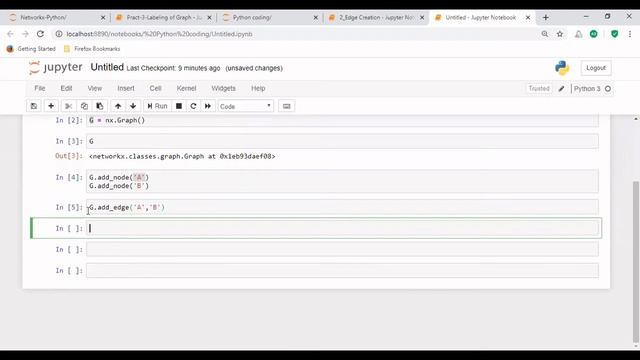 4. Labelling of nodes in Graph | Networkx смотреть онлайн