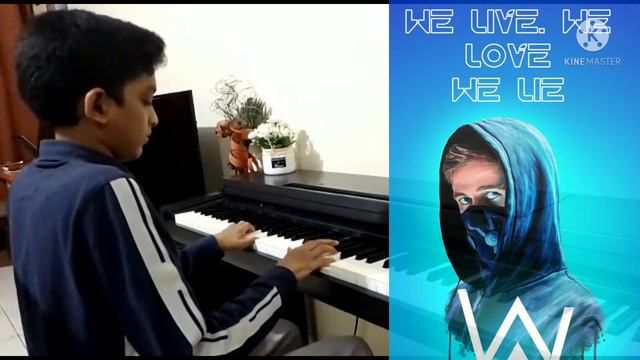Alan Walker (Spectre) on piano yamaha clavinova clp-350 смотреть онлайн