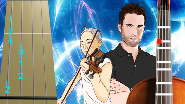 Maroon 5 - Moves Like Jagger ft. Christina Aguilera (Play Along Violin Tab Tutorial) смотреть онлайн