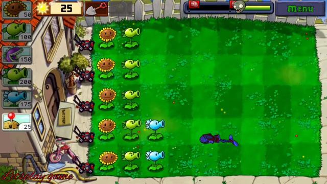Plants Vs. Zombies Day Level 9 ....... смотреть онлайн