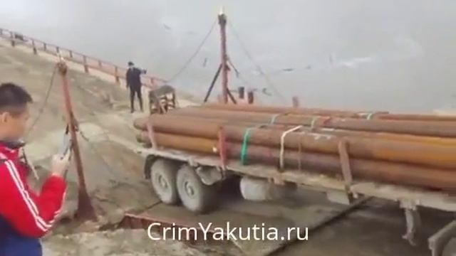 На переправе утонула машина УРАЛ смотреть онлайн