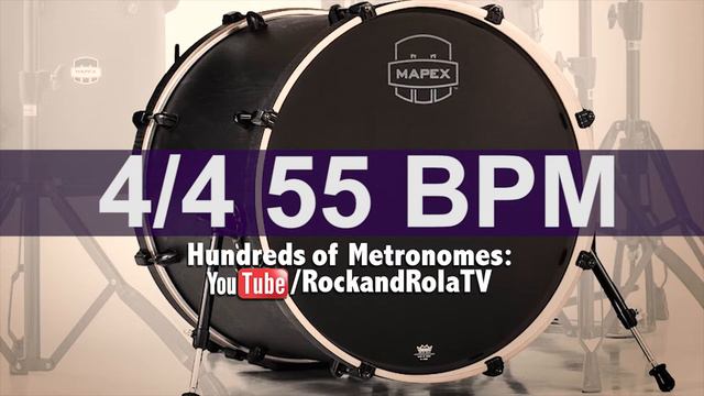 🔴 55 BPM Kick Drum Metronome смотреть онлайн