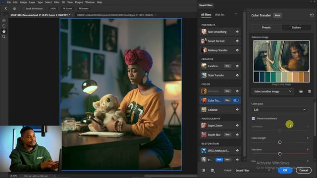 How to Copy and Paste Cinematic color from any photo using Photoshop смотреть онлайн