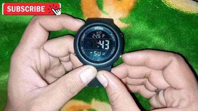 how to set time in abibas,abibas watch alarm time set video,abibas Wr3om watch set time Hindi me смотреть онлайн