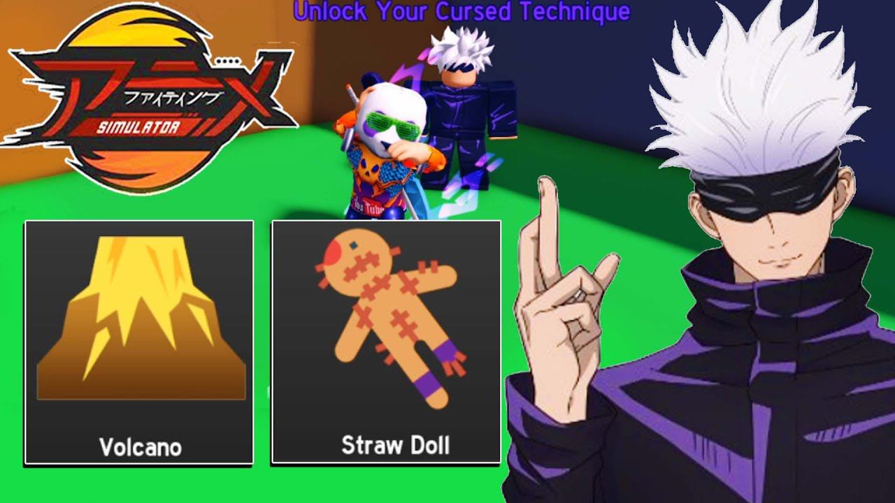 Техники МАГИЧЕСКАЯ БИТВА  Anime Fighting Simulator Cursed Techniques