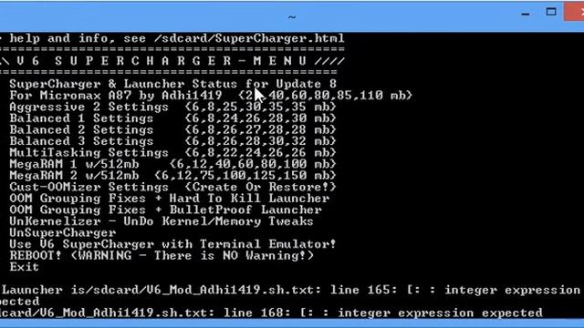 Commands for running the customized SC Script for Micromax A87 смотреть онлайн