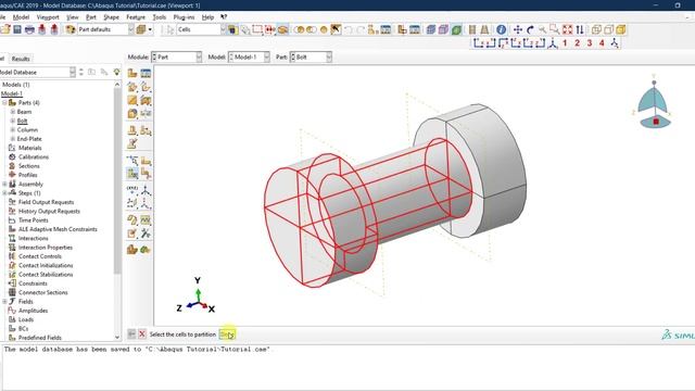 #07 ABAQUS Tutorial: Partitioning parts смотреть онлайн