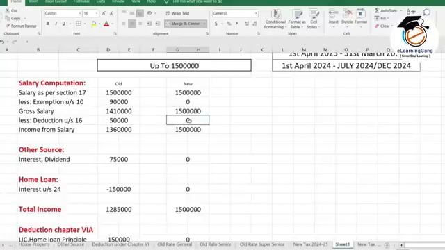 Income Tax Slab Rate Calculation for FY 2023-24 (AY 2024-25) with Income Tax Calculator(Excel) смотреть онлайн