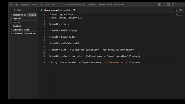 Smithy CLI Introduction смотреть онлайн