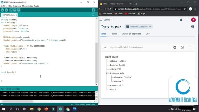 ESP32 FIREBASE 5 смотреть онлайн