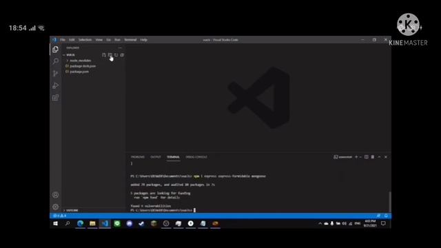 EP 01 Create new node project and database смотреть онлайн