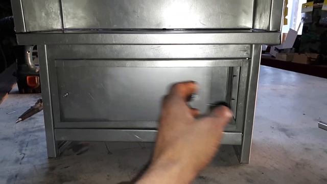 Закрытый стол для мангала☝из нержавейки ? СВОИМИ РУКАМИ? смотреть онлайн