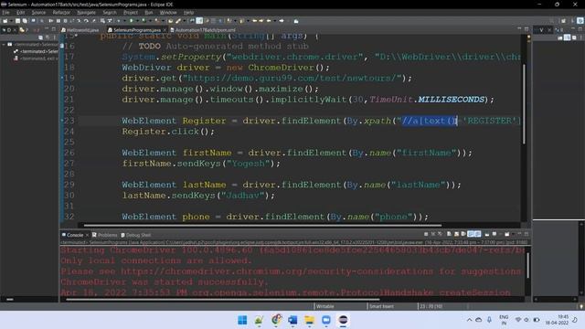 Day18 Locators in Selenium смотреть онлайн