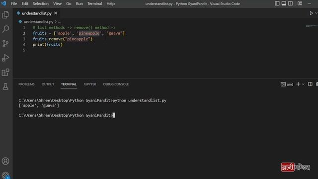 Python List Remove | Lecture 34 | Python for Beginners смотреть онлайн