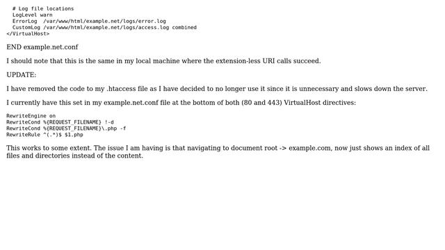 Unable to request URL's without php file extension after upgrade to Ubuntu 14.04 смотреть онлайн