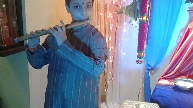 Flute song by Chinmai Benacha for Ganesha chaturthi (Jai Ganesha Deva.) Jai Ganesha Deva on flute смотреть онлайн