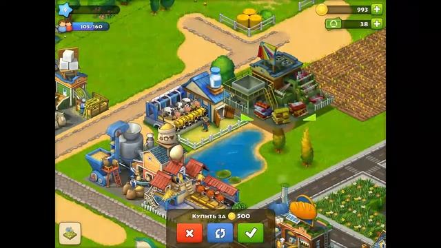 ТАУНШИП город и ферма #3. Знакомство с МОИМ городом, Детское видео Игровое видео смотреть онлайн