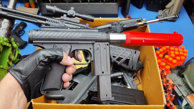 Box Of Gun Toys ! Military,Police Weapon & Equipment Toys