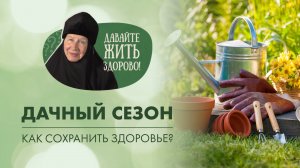 Как заядлым дачникам сохранить здоровье в летний сезон? «Давайте жить здорово!»