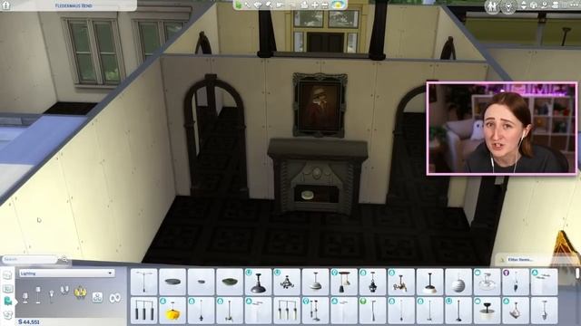 i built a SCARY haunted mansion in the sims смотреть онлайн