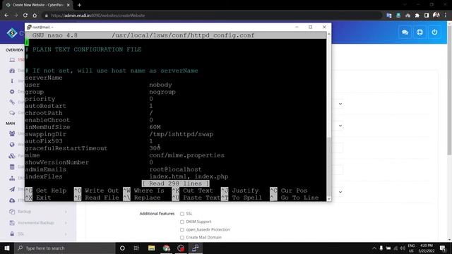 How to remove port 8090 in Cyberpanel ? How to redirect cyberpanel to subdomain without 8090? смотреть онлайн