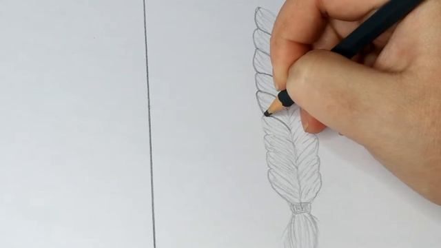 Волосы| Косичка| Как нарисовать волосы| How to draw hair(pigtail) смотреть онлайн