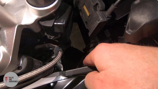 Remove sat nav prep BMW R1200/1250 GS/A смотреть онлайн