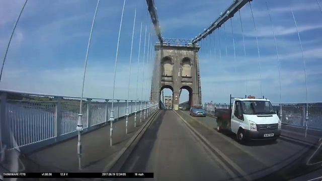 Thomas Telford Menai Suspension Bridge. смотреть онлайн