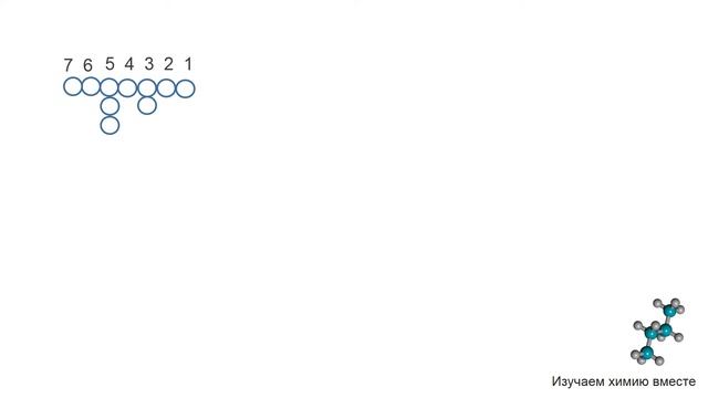 как правильно пронумеровать углеродную цепь/номенклатура алканов смотреть онлайн