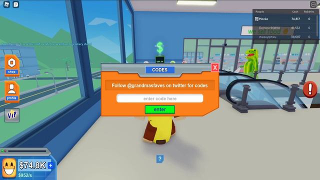 MALL TYCOON CODES! Roblox Mall Tycoon смотреть онлайн