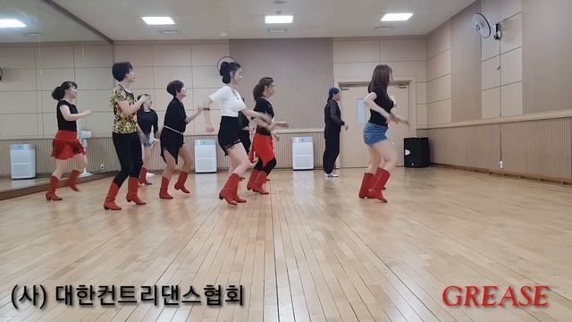 GREASE Line Dance ( Demo & Count) смотреть онлайн