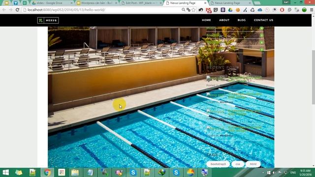 RIP NEXUS template - part 1 - Wordpress căn bản WP05 - buổi 5 смотреть онлайн