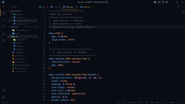 React portfolio website with animation | مشروع رياكت كامل смотреть онлайн