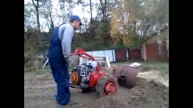 мотоблок мотор сич с самодельным отвалом смотреть онлайн