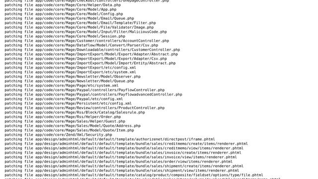 Blank admin page after installing SUPEE7405 in magen1.9.2.2 and error Fatal error: Class... смотреть онлайн