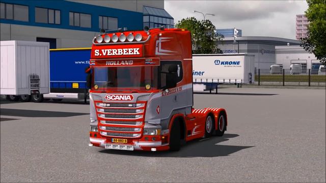 [ETS2 v1.28] Scania Streamline R440 Verbeek смотреть онлайн
