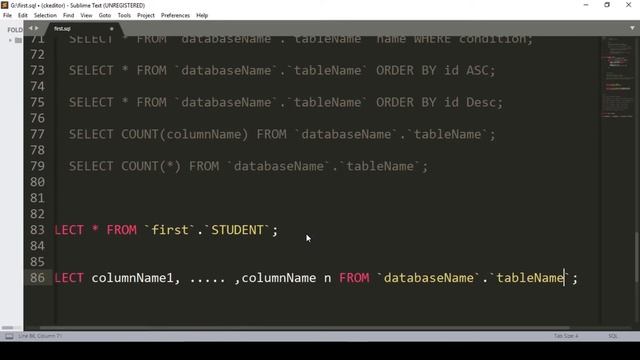 Select Statement in SQL | Different SQL SELECT Queries смотреть онлайн