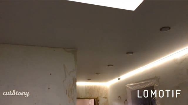 Натяжной потолок в коридоре с подсветкой (Vpotolkah) смотреть онлайн