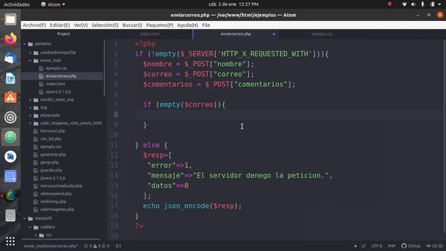 Como enviar un formulario HTML por correo con php. смотреть онлайн