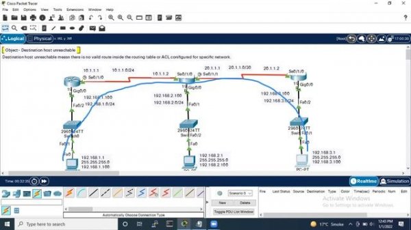 what is destination host unreachable
